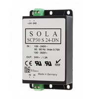 SOLAHD SCP POWER SUPPLY 30W, 24V OUT, 85-264V IN, SWITCHING, LOW P, DIN/PANEL MOUNT (SCP 30S24-DN)